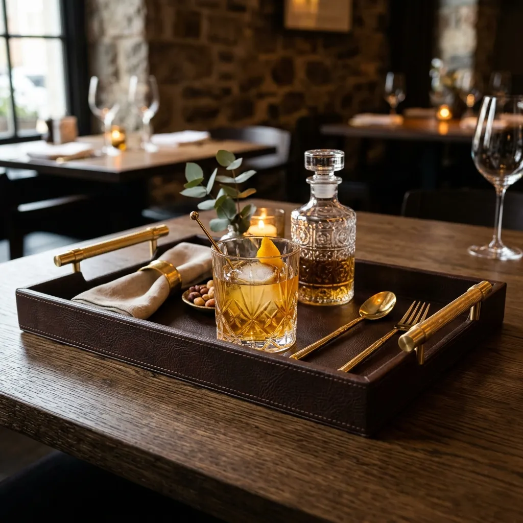 Siphorahq Premium Serving Tray Set of 2
