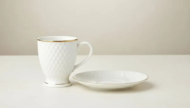 Siphorahq Imperial Diamond Fine Bone China Mug with Gold Rim view 5